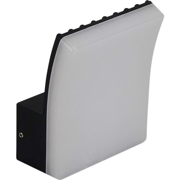 מנורת קיר 13W מוגנת גוף שחור 4000K IP54