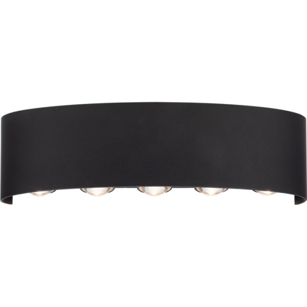 צמודי קיר UPnDOWN שחור IP54 CREE® 1x10W 2900K