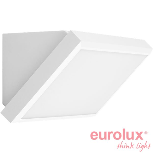 צמודי קיר 45° (משולש) סדרת קרן, לבן 24W CCT Tri-Color IP65